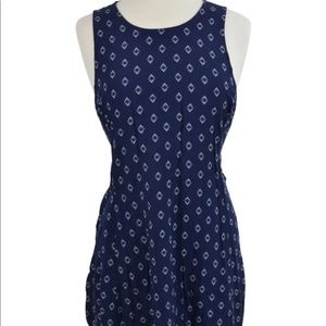 Navy Blue Swing Dress